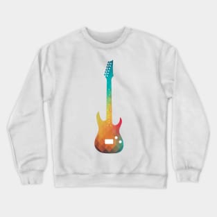 Rainbow electric guitar Crewneck Sweatshirt